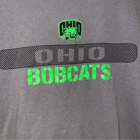 vintage Y2K Ohio University Bobcats Gray Shirt M NCAA College Basketball - Picture 2 of 4